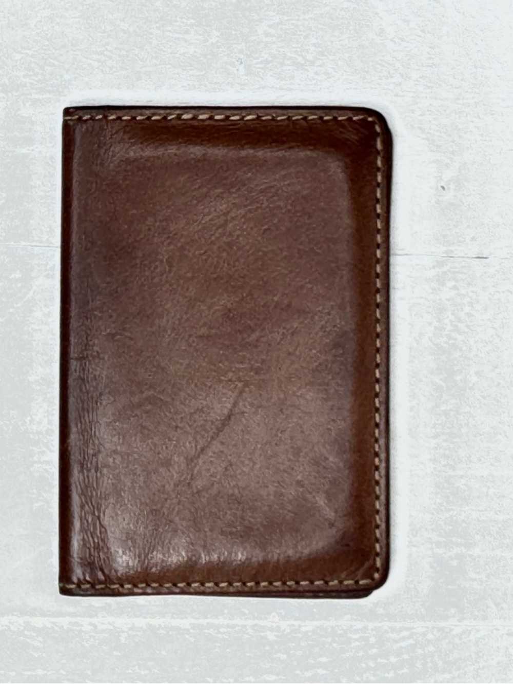 Coach Brown Leather Bi-Fold Wallet Slim Classic Minimalist - Picture 2 of 8